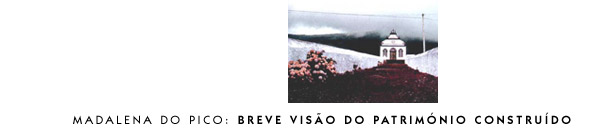 Madalena do Pico: breve vis&atilde;o do patrim&oacute;nio constru&iacute;do