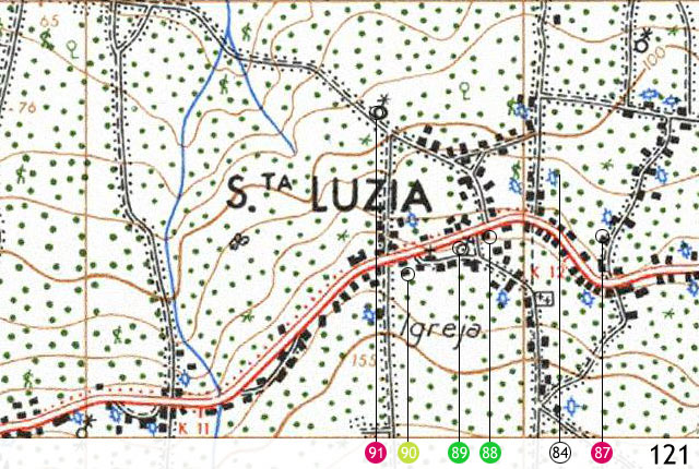 Mapa do Concelho de S&atilde;o Roque