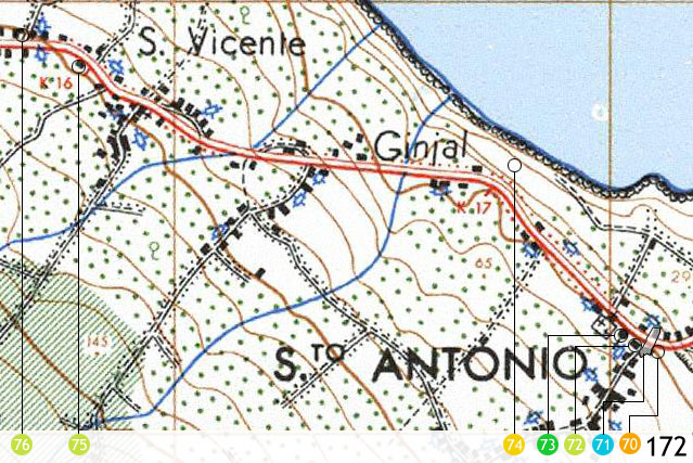 Mapa do Concelho de S&atilde;o Roque